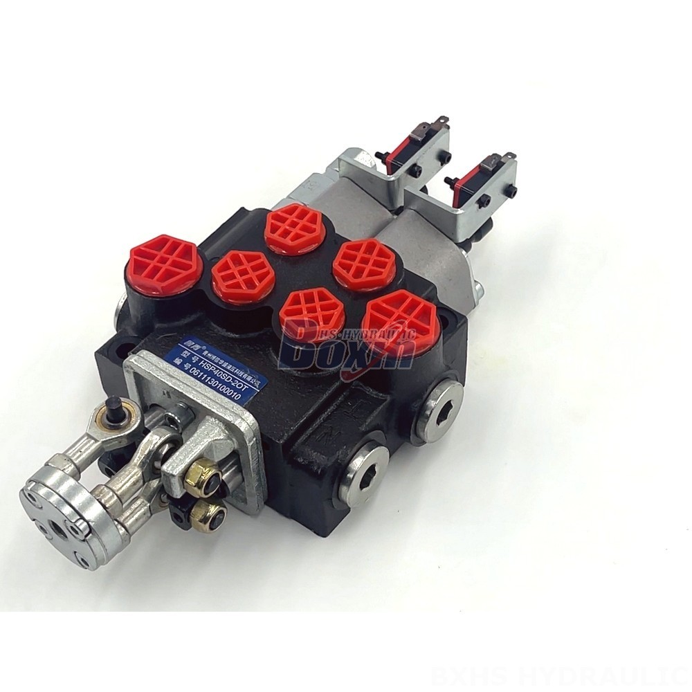 Trusted P40 Micro Switch Joystick 2 Spool Monoblock Directional Valve: Backed by Proven Quality and Support detail image